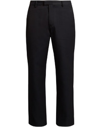Raey Ry Flat Front Twill Chino Trousers