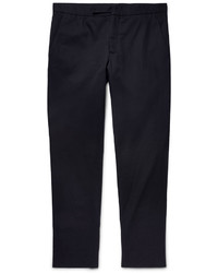 Maison Margiela Slim Fit Cotton And Linen Blend Twill Chinos