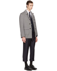 Thom Browne Navy Classic Unconstructed Backstrap Trousers