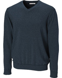 Cutter & Buck Broadview V Neck Sweater Athletic Grey Heather Golf