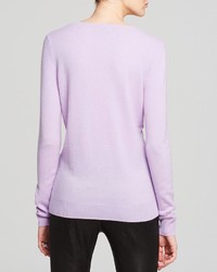 Bloomingdale's C By V Neck Cashmere Sweater