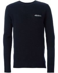 Chinti and Parker Front Pocket V Neck Sweater