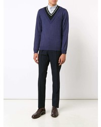 Raf Simons X Fred Perry Contrast Neck Jumper