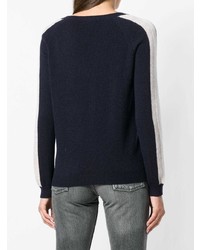 N.Peal Contrast Stripe Sweater
