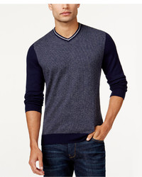 Club Room Cotton And Cashmere Nailhead Printed Sweater Only At Macys