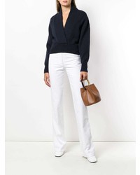 A_Plan_Application Cropped V Neck Sweater