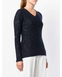 Fabiana Filippi Embellished Fitted Sweater