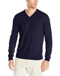 Façonnable F Pima Cotton V Neck Sweater