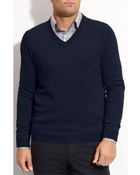 John W. Nordstrom V Neck Cashmere Sweater