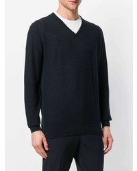 John Smedley Long Sleeve V Neck Sweater