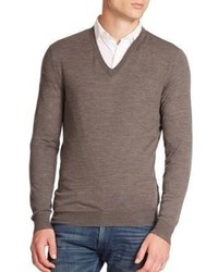 Ralph Lauren Black Label Merino V Neck Sweater