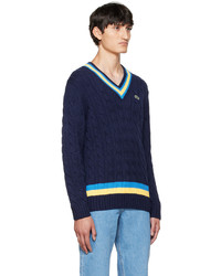 Lacoste Navy Classic Sweater