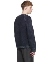 Maison Margiela Navy Wool Sweater