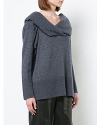 Adam Lippes Off Shoulder Brushed Sweater