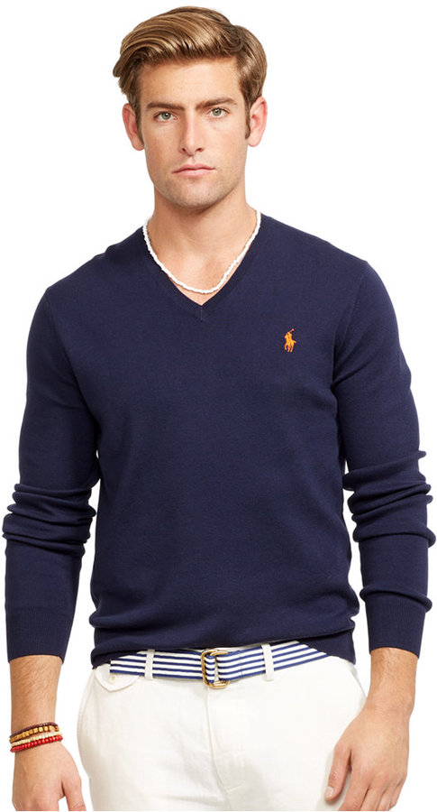 Polo Ralph Lauren Pima V Neck Sweater | Where to buy & how to wear