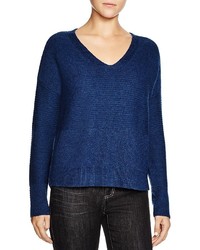 Eileen Fisher Ribbed V Neck Sweater