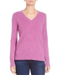 Saks Fifth Avenue Collection Cashmere V Neck Sweater