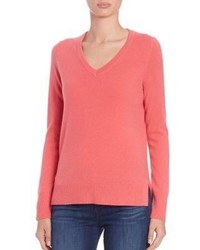 Saks Fifth Avenue Collection Cashmere V Neck Sweater