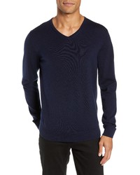 Nordstrom Shop Washable Merino Wool V Neck Sweater