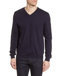 Bugatchi Solid V Neck Sweater