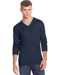 American Rag Solid V Neck Sweater