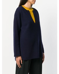 Iris von Arnim Split Neck Sweater