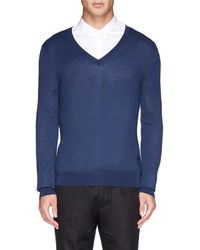 Alexander McQueen V Neck Cashmere Sweater