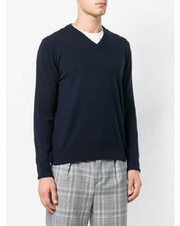 Ballantyne V Neck Knitted Sweatshirt