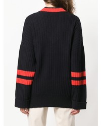 Ps By Paul Smith V Neck Ribbed Sweater