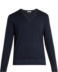 Tomas Maier V Neck Wool Sweater