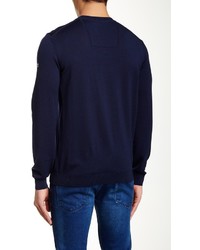 Hugo Boss Veeh V Neck Wool Blend Sweater