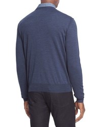 Canali Wool V Neck Sweater