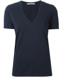 Navy V-neck T-shirt
