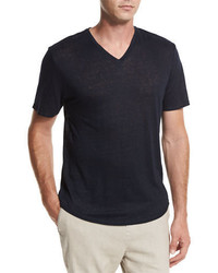 Vince Gaskell Raw Edge V Neck T Shirt