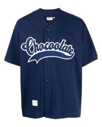 Chocoolate Logo Patch Buttoned T Shirt