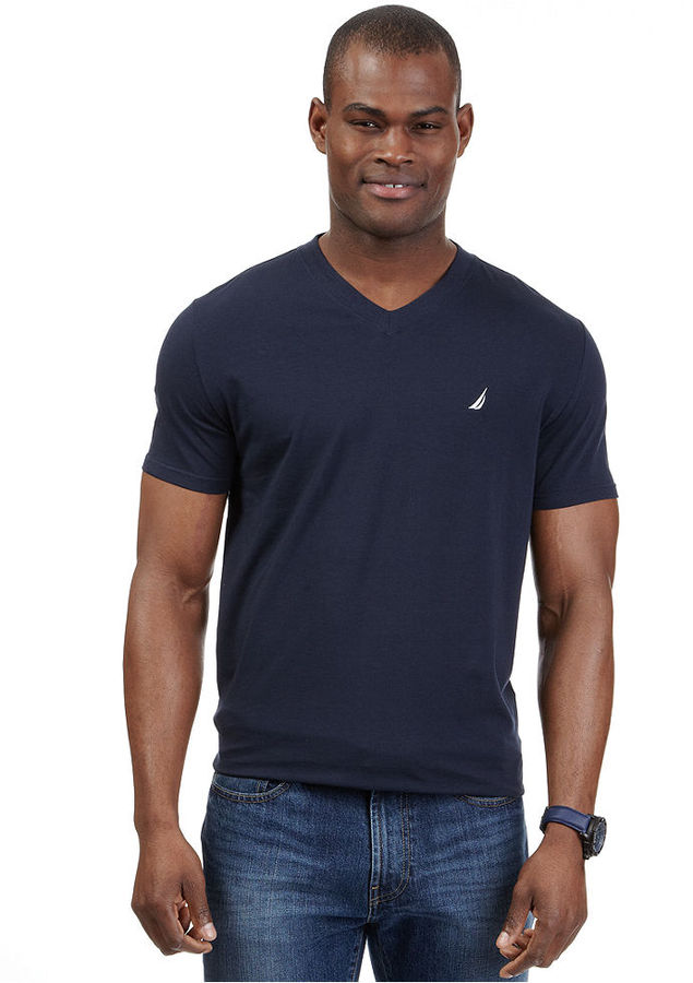 Nautica Solid V Neck T Shirt | Where to buy & how to wear