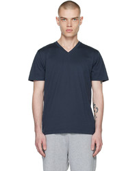 Sunspel Navy Riviera T Shirt