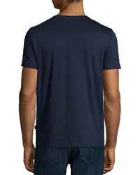 Hugo Boss Short Sleeve V Neck T Shirt Navy