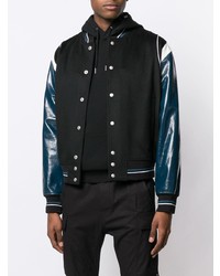 Givenchy Contrast Sleeve Bomber Jacket