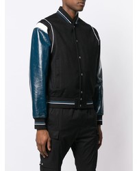 Givenchy Contrast Sleeve Bomber Jacket