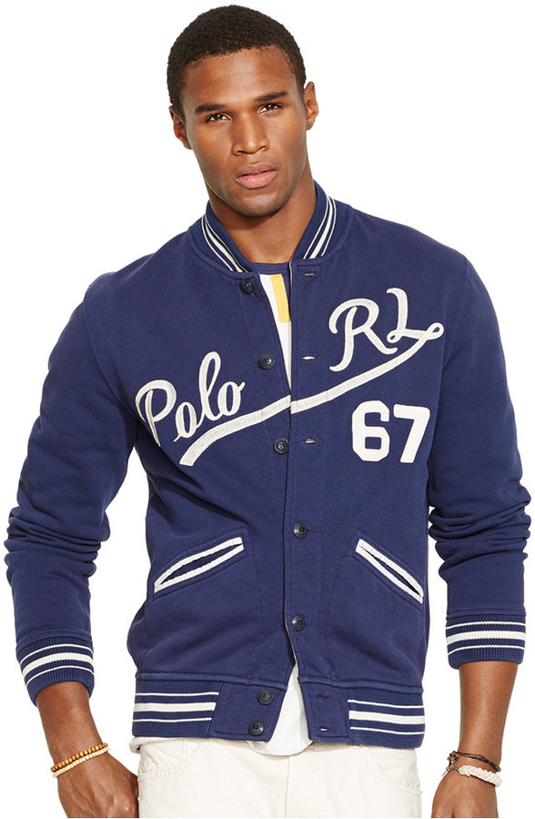 Polo Ralph Lauren Fleece Baseball Jacket | Where to buy & how to wear