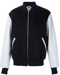 Thom Browne Zipped Varsity Jacket