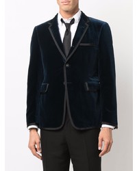 Thom Browne Contrasting Trim Blazer Jacket