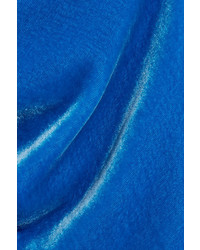 Dion Lee Velvet Slip Dress Bright Blue