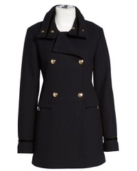 Vince Camuto Wool Blend Military Coat