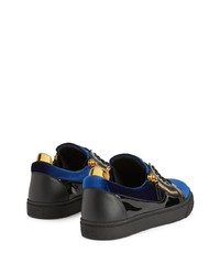 Giuseppe Zanotti Frankie Velvet Panel Sneakers