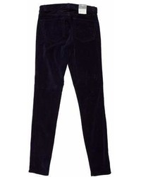 J Brand Low Rise Velvet Pants W Tags