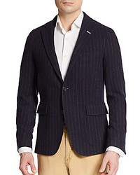 Gant Chalk Stripe Wool Blend Jacket