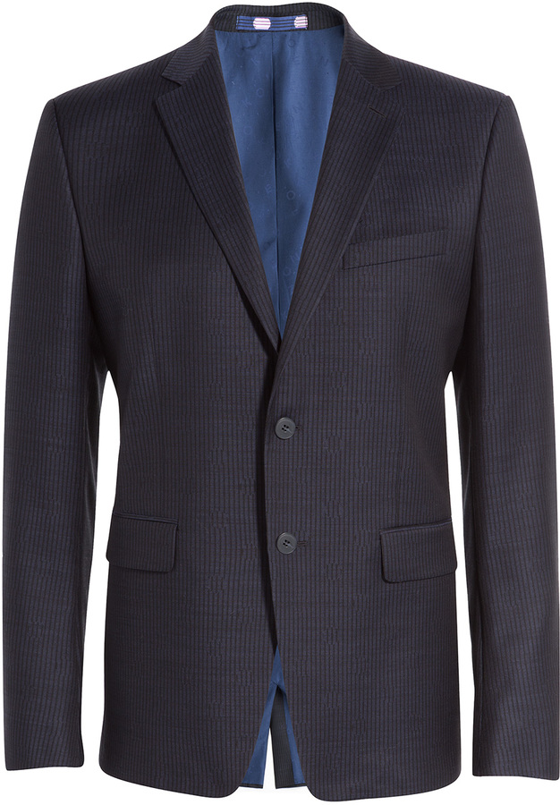 Kenzo Cotton Blend Pinstriped Blazer | Where to buy & how to wear