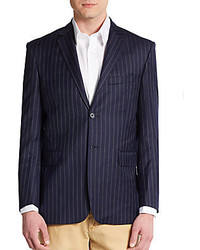 Saint Laurent Modern Fit Pinstripe Wool Sportcoat